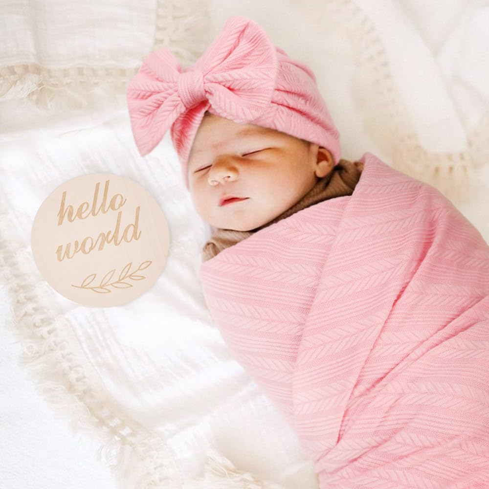 DRESHOW Manta Bebé Recien Nacido Manta de Arrullo Cobija Manta Envolvente para Swaddle Bebés 0-3 Meses