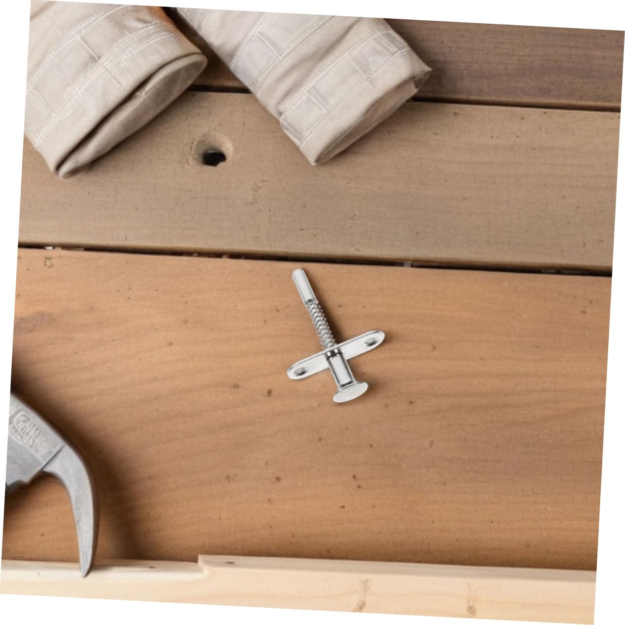 pull out bed safety lock mechanism spring pin support leg