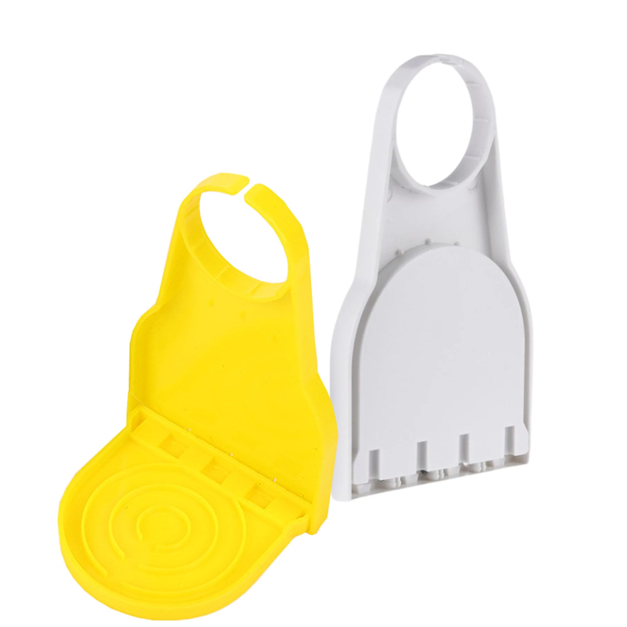 PWireless Laundry Detergent Cup Holder Foldable Detergent Drip Catcher Soap Holder Tray Cup Fabric Softener Drip Catcher Laundry Cup Stand (2pcs)