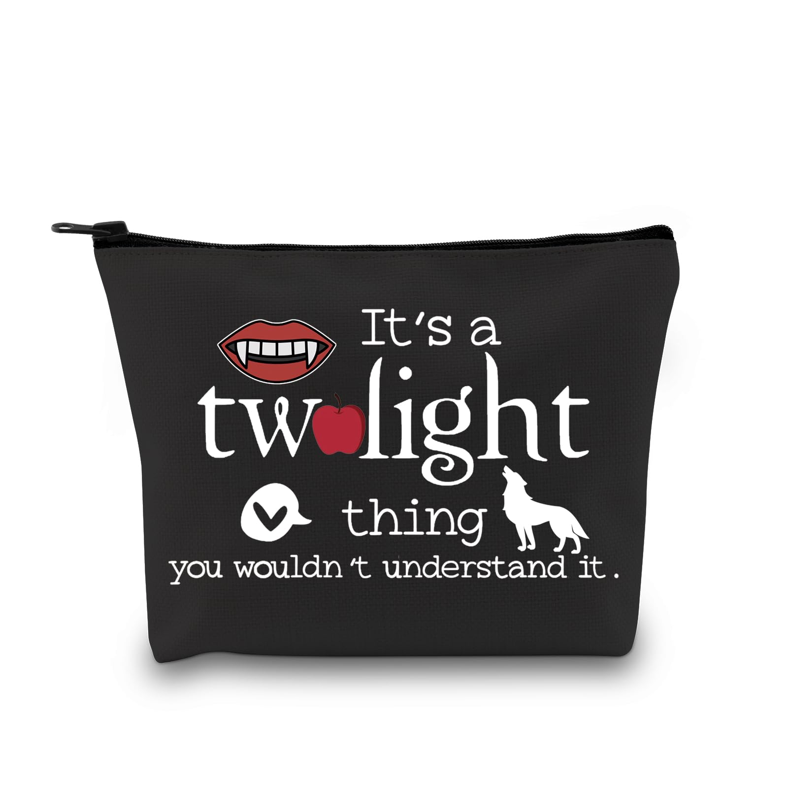 GJTIM TV Show Inspired Gift It’s A Thing You Wouldn’t Understand It Zipper Pouch Makeup Bag for Vampire Fans (T thing Black)