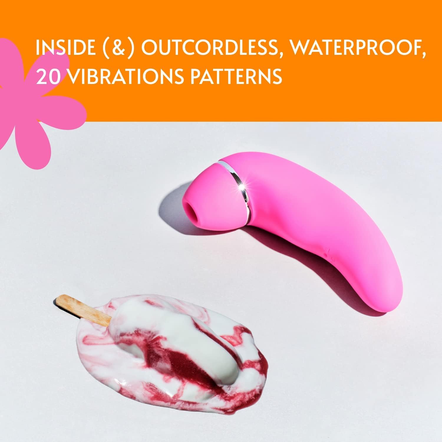 girls best friend vibrator Sweet Vibrations Girl's Best Friend - Dual Waterproof Vibrator and Oral Sex  Simulator main image 0
