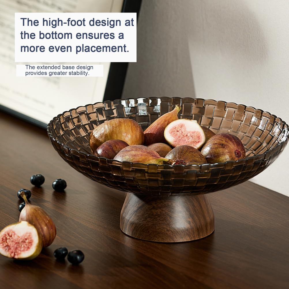 Bol à fruits moderne avec Drainage, plateau de service décoratif de