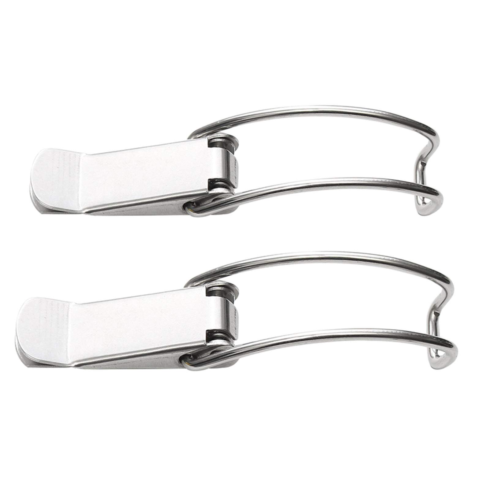 Hasp, chiusura a scatto con chiusura a scatto, chiusura a scatto, chiusura a scatto, for valigia, in acciaio inossidabile, 2 pezzi
