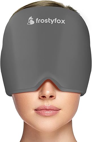 FrostyFox Gorra para aliviar el dolor de cabeza, alivio eficaz de migrañadolor de cabezaresaca, gorra de migraña para cuidado personal, gran regalo FrostyFox Gorra para aliviar el dolor de cabeza, alivio eficaz de migrañadolor de cabezaresaca, gorra de migraña para cuidado personal, gran regalo