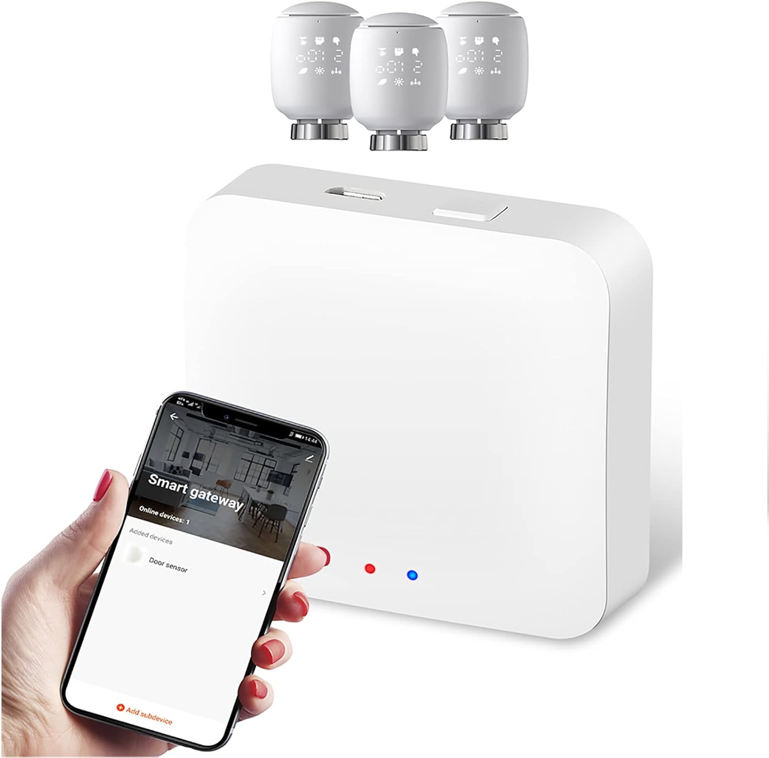 for Smart Radiator Thermostat,WiFi Add, On Smart Radiator Valve For