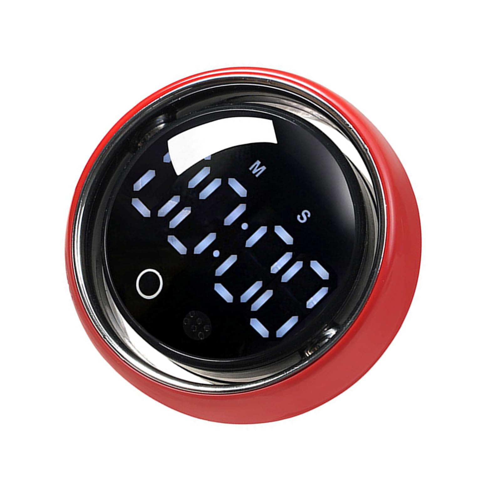 Whoasyst Multifunctional Voice Controlled Timer with Strong Magnets Backing LED Screen Rotary Countdowns & Count Up Timer Tool Rotary Digital
