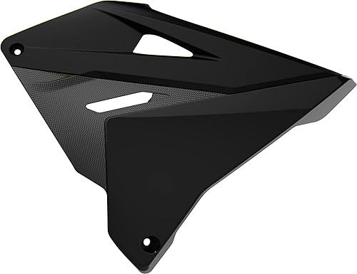Polisport Juego de cubierta de radiador Restyle 19 negro compatible con SUZUKI RM250 01-08