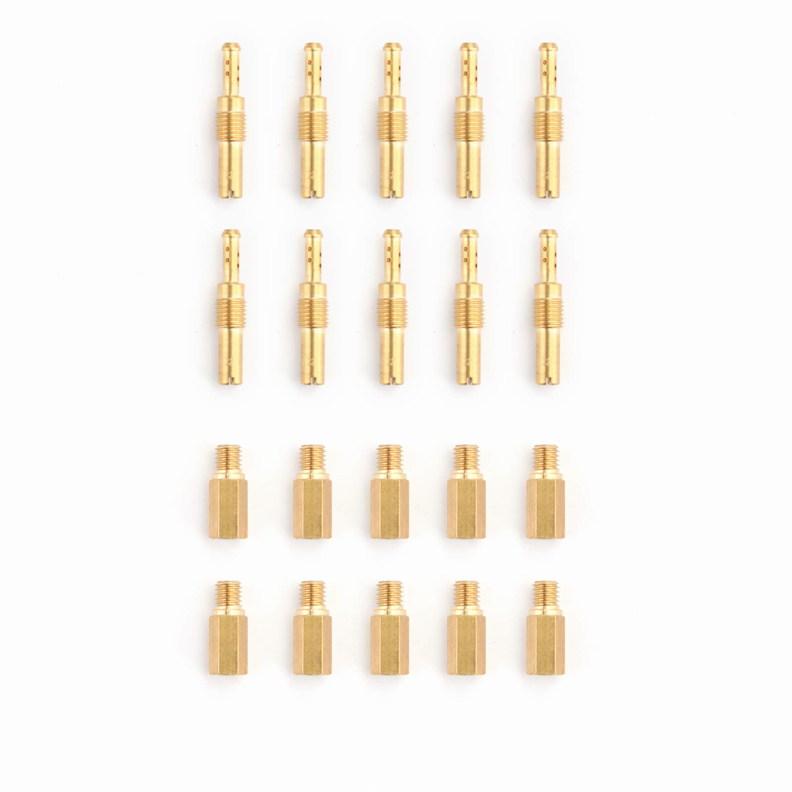 Topteng Juego de 20 Piezas de carburador Principal y Herramienta de Chorro de piloto Lento Apto para PWK Apto para Keihin Apto para OKO Apto para CVK