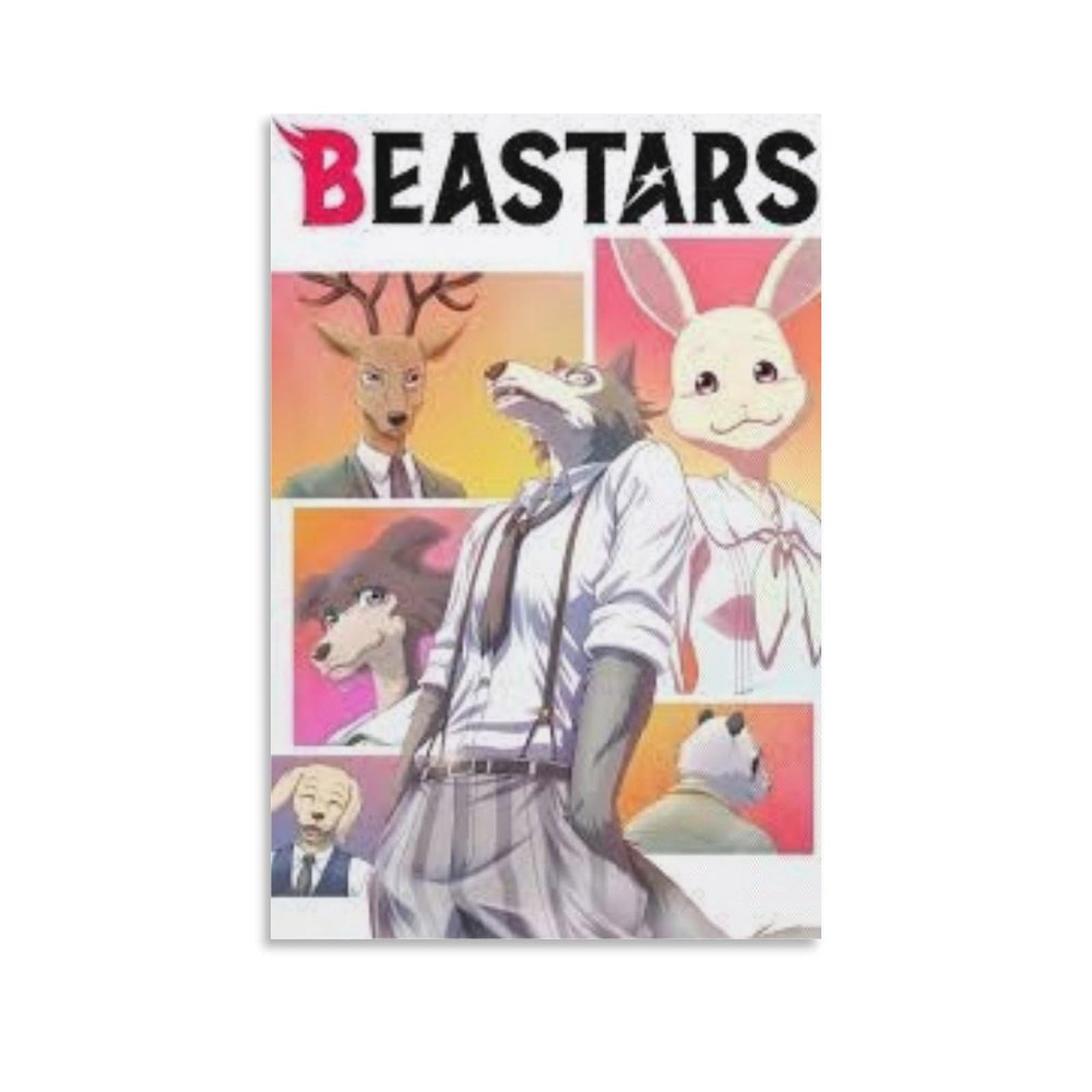 BEASTARS Anime Poster (8) Canvas Art Poster And Wall Art Picture Print Modern Family Bedroom Decor Posters 12x18inch(30x45cm)
