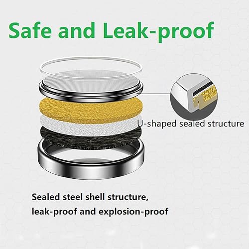 Miniatura 3 de Cotchear Paquete de 20 pilas de botón de alcalina AG13 LR44 357A S76E G13, pilas de botón de 1,5 V