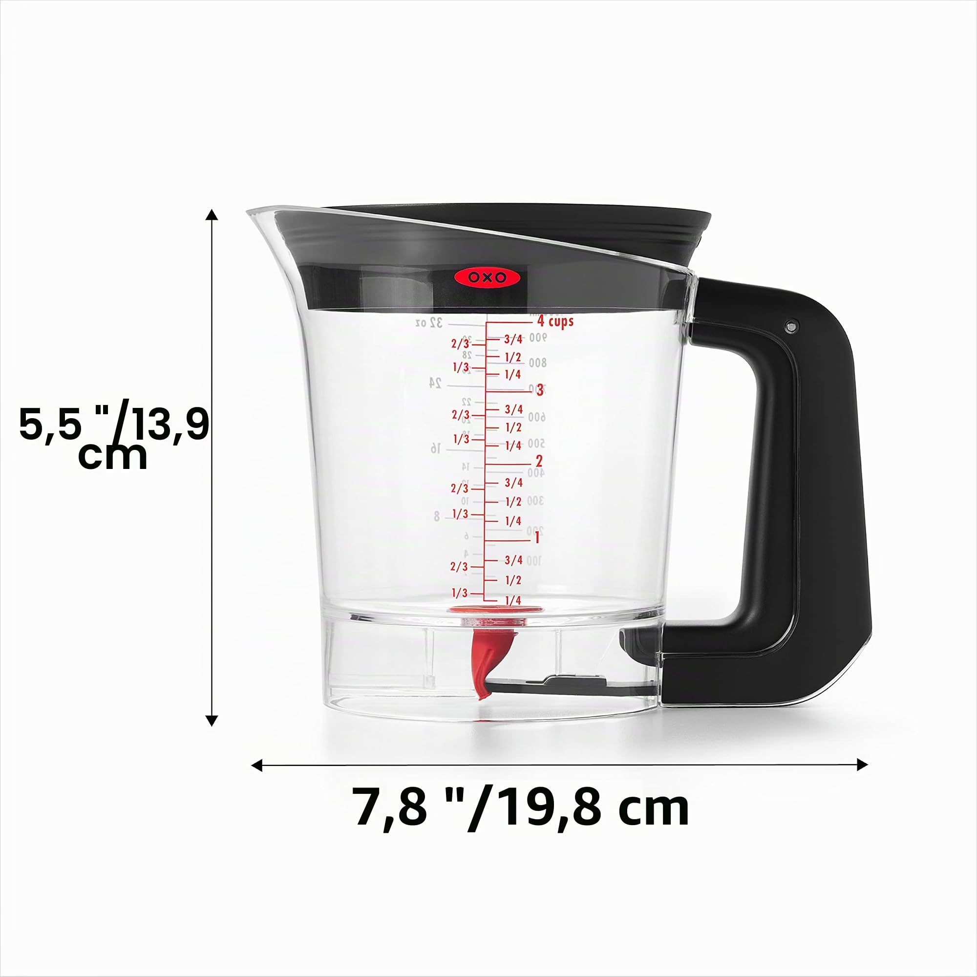 OXO Good Grips Fett-Trennkanne Für Bratensaft 1L