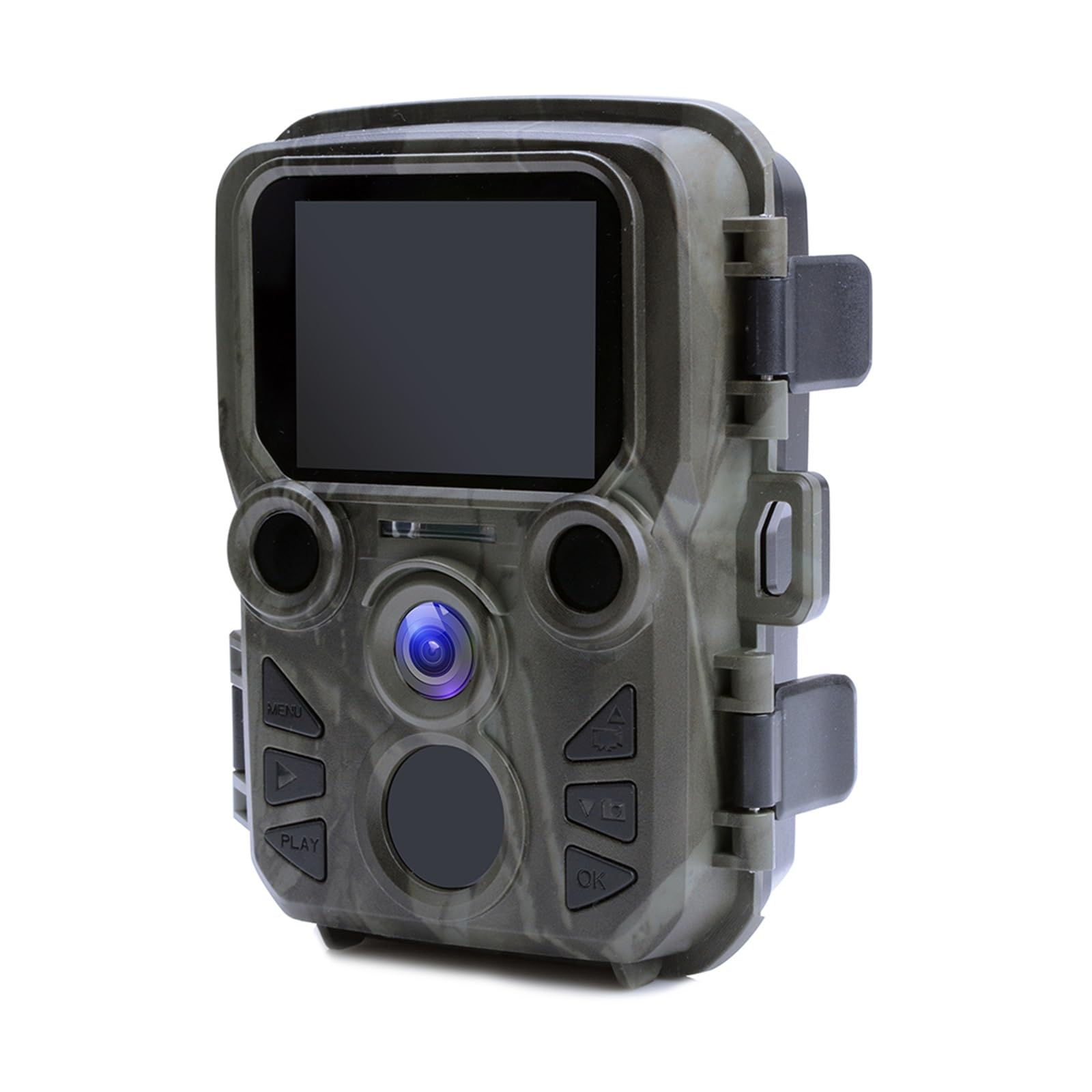 Kamera leśna, Mini Trail Game Camera Night Vision 1080P 12MP Wodoodporna Kamera Myśliwska Outdoor Wild Fotopułapki Z Diodami Podczerwieni Zasięg Do 65 Stóp(MINI 301)