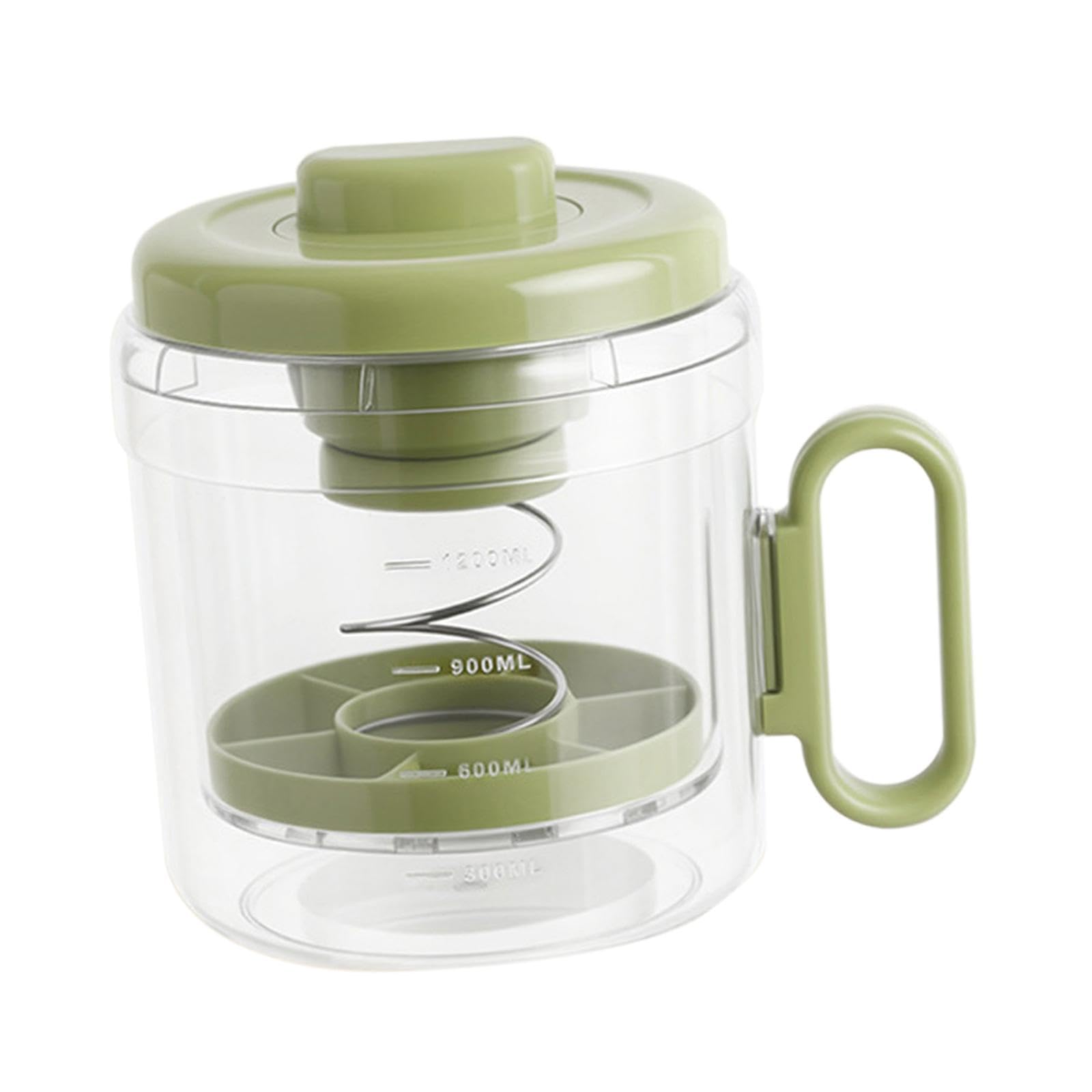 Yogurt Strainer with Lid Quick Yoghurt Maker for Fruit Juice Nut Milk Cheese Green-image-45