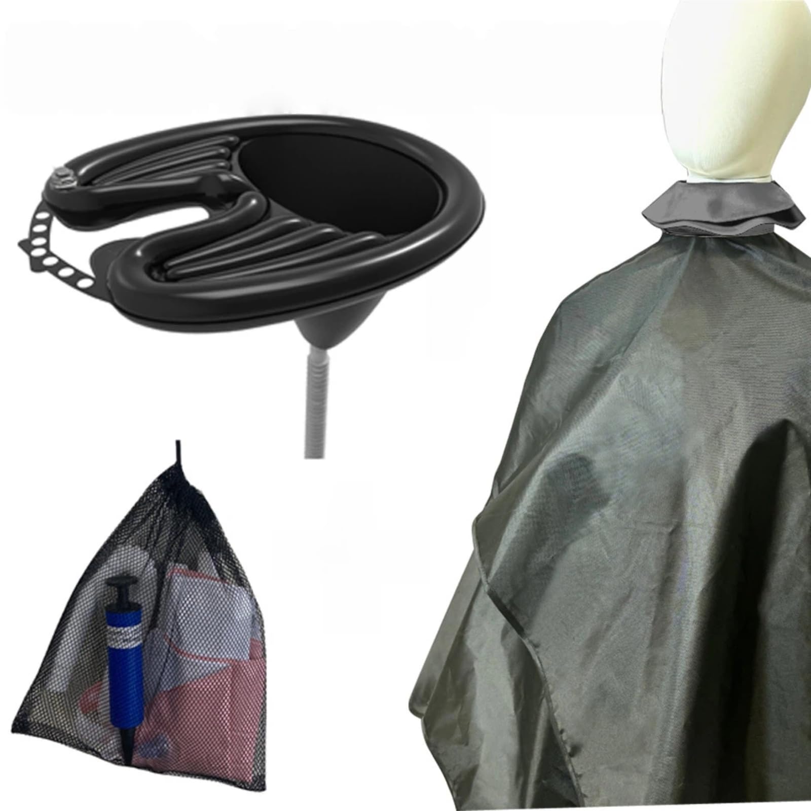 Lavabo de cabello para uso doméstico que facilita el lavado diario de toda la familia