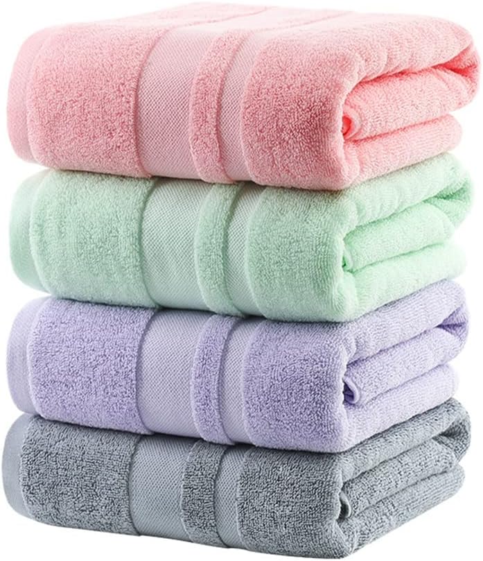 Bath Towel Female Home with Adult Cotton Water Quickly Dry Lovers a Pair of Full Cotton Male Wrapped Towel(A 2PS)