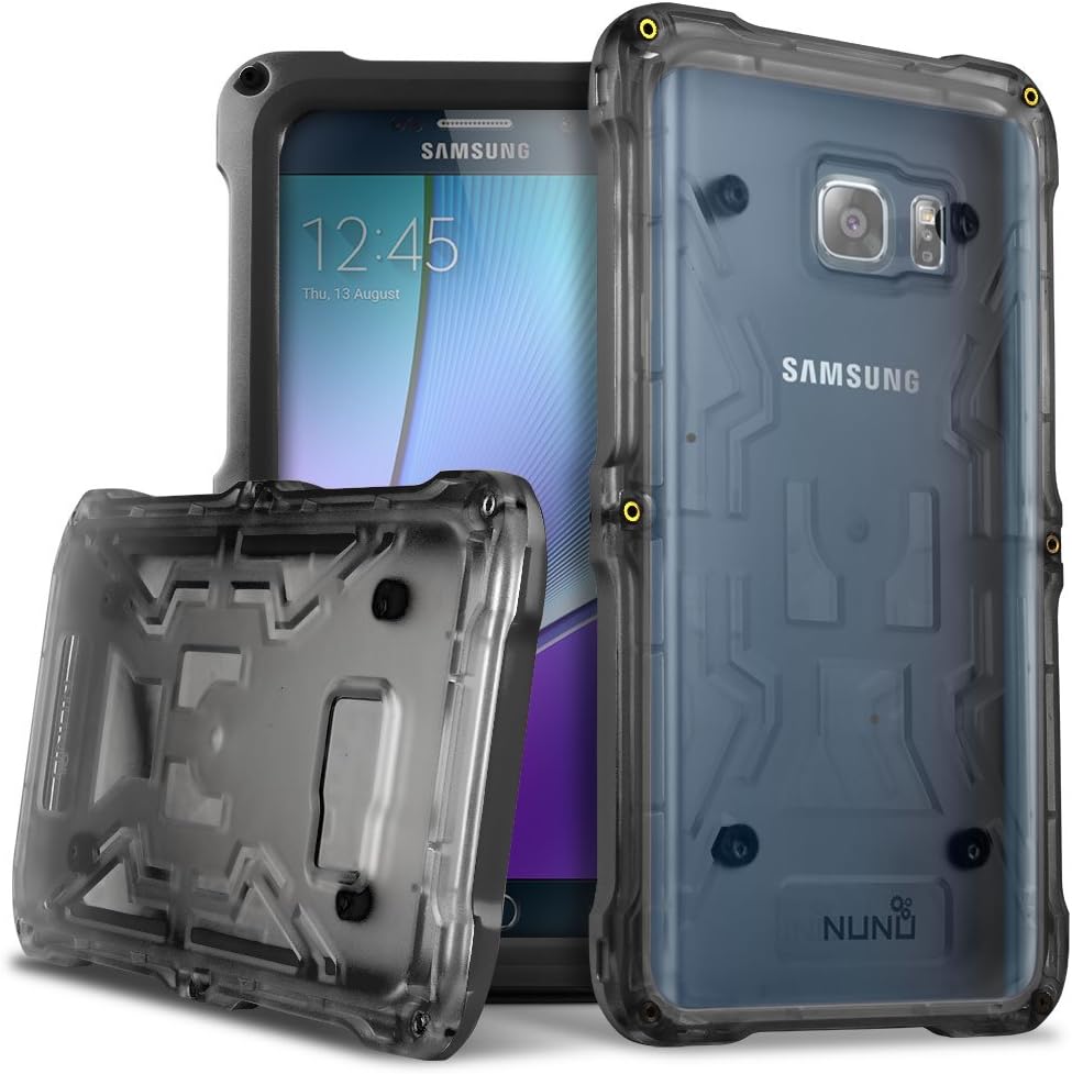 Galaxy Note 5 Waterproof Case, NuNu Galaxy Note 5 Full Body Aqua Waterproof Tough Case [3 meters depth] for Samsung Galaxy Note 5 LAGOON BLACK