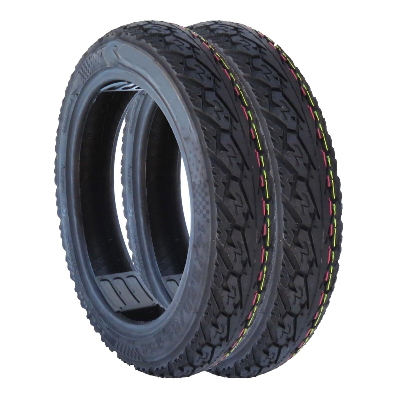 2PC 2.50-14 Neumático Tubeless Agarre Todo Tiempo, 2.50/14 6PR Dibujo Sprint, 2 50 14 Neumáticos 14 Pulgadas para Patinete Eléctrico Bici Plegable