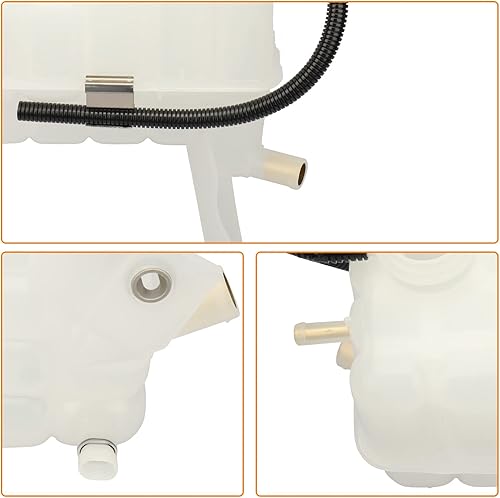 Miniatura 7 de Tanque de depósito de recuperación de desbordamiento de refrigerante del motor con sensor y tapa 1999-2007 para Chevy Silverado 1500 HD Suburban