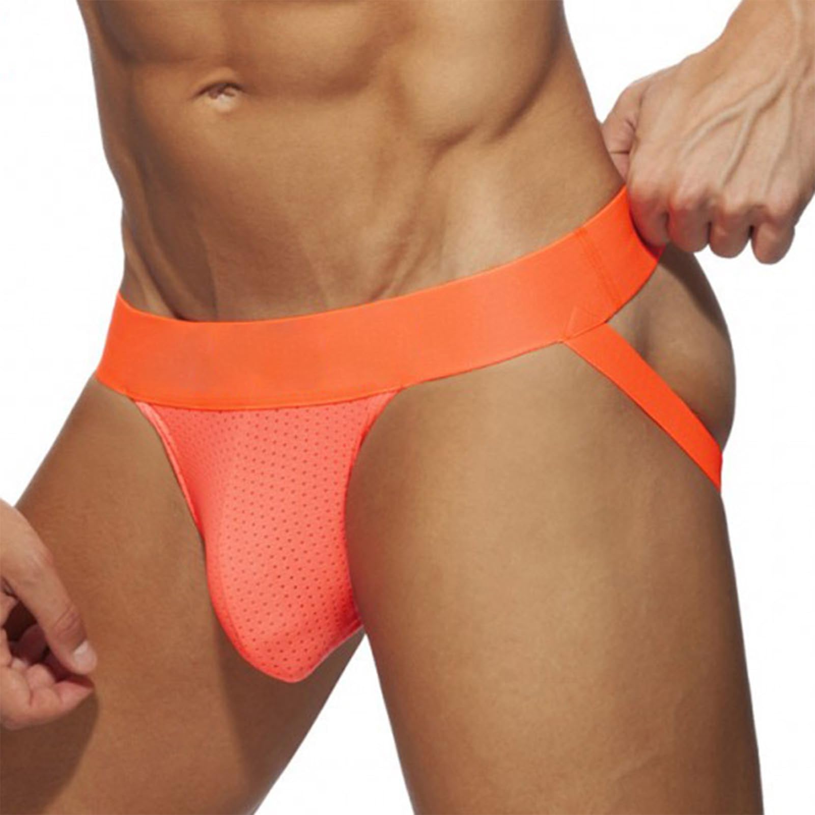 Faringoto Herren Straps Unterwäsche Micro Mini Badehose Slip Panty Soft Fashion Unterhose