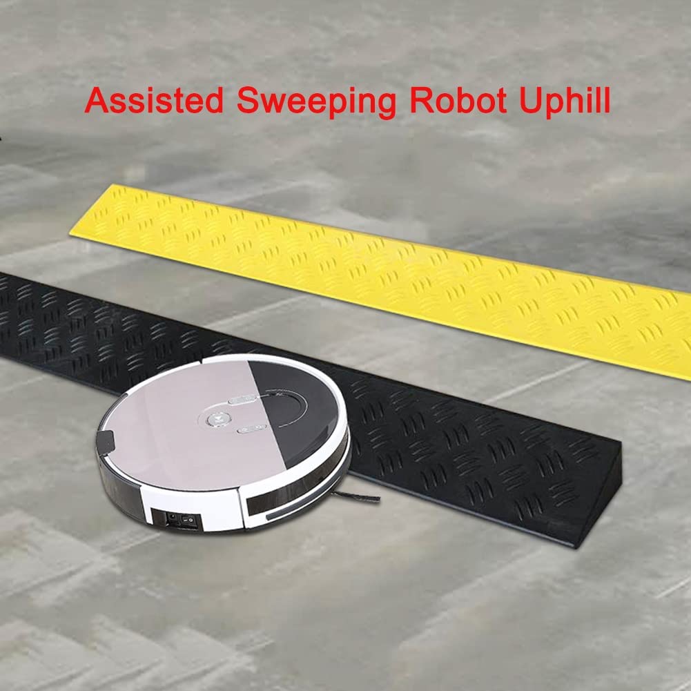 XXIOJUN Rise Threshold Ramp para Sillas De Ruedas, Scooters De Movilidad Y Sillas Eléctricas, con Superficie Antideslizante, Capacidad De Carga De 1500 Libras, Cortable