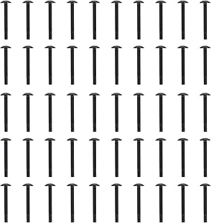 iplusmile Pc Fan Screws Cooler Fan Mount Screws, Computer Cooling Fan Mount Screws Anti Noise Reducing Vibration Case Fan Screws for PC Case Fan or CPU Fan (50pcs, 30mm) PC Case Fans