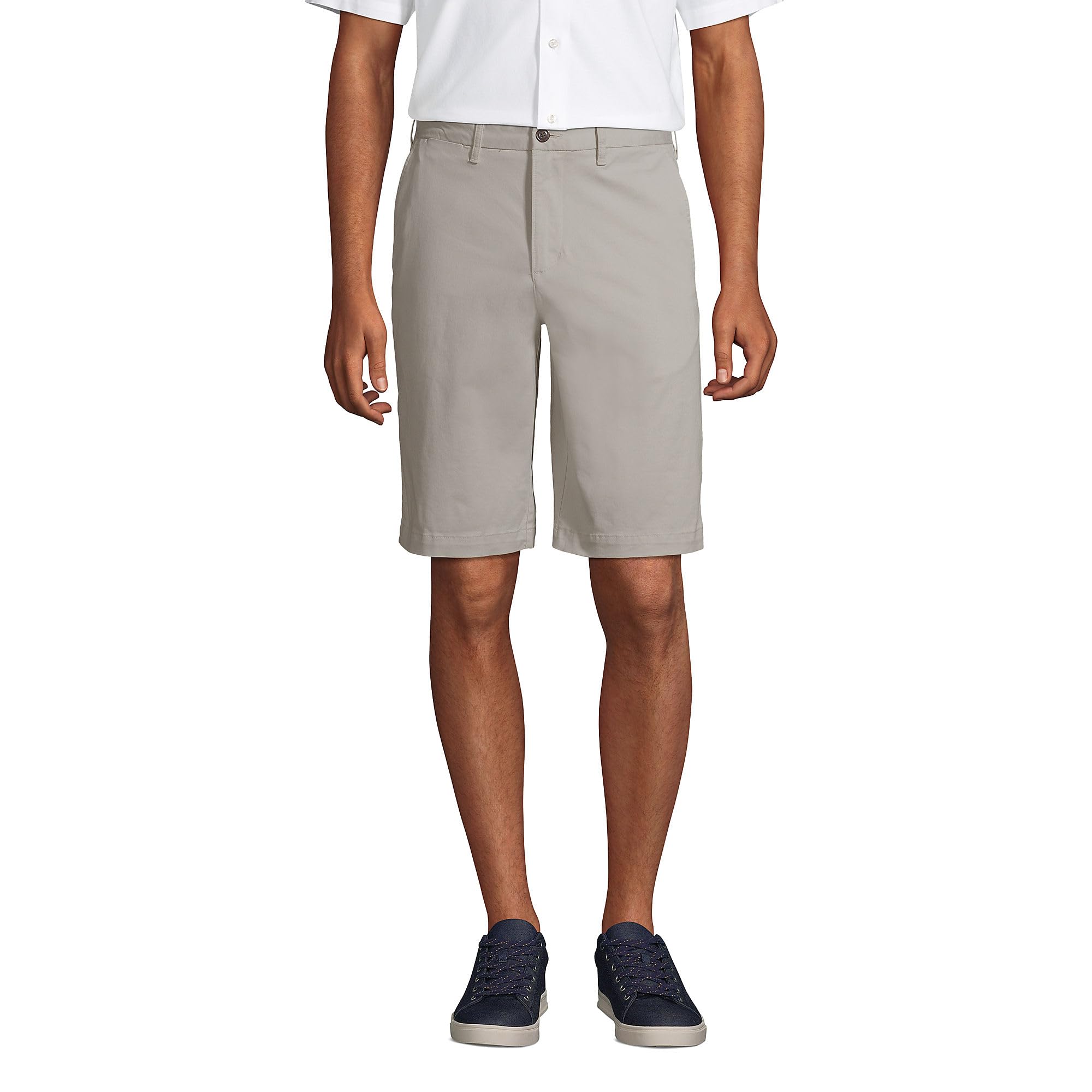 Lands' End Men's 11" Traditional Fit Comfort First Stretch Chino Shorts