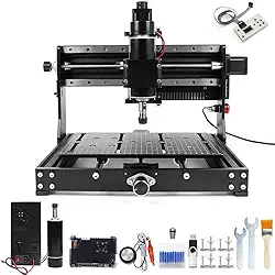 CNCTOPBAOS Máquina de gravação CNC 3020 Plus, roteador CNC de 500 W para corte de metal, madeira acrílica MDF, fresadora CNC de controle GRBL de 3 eixos com interruptores de limite E-Stop + controlador offline
