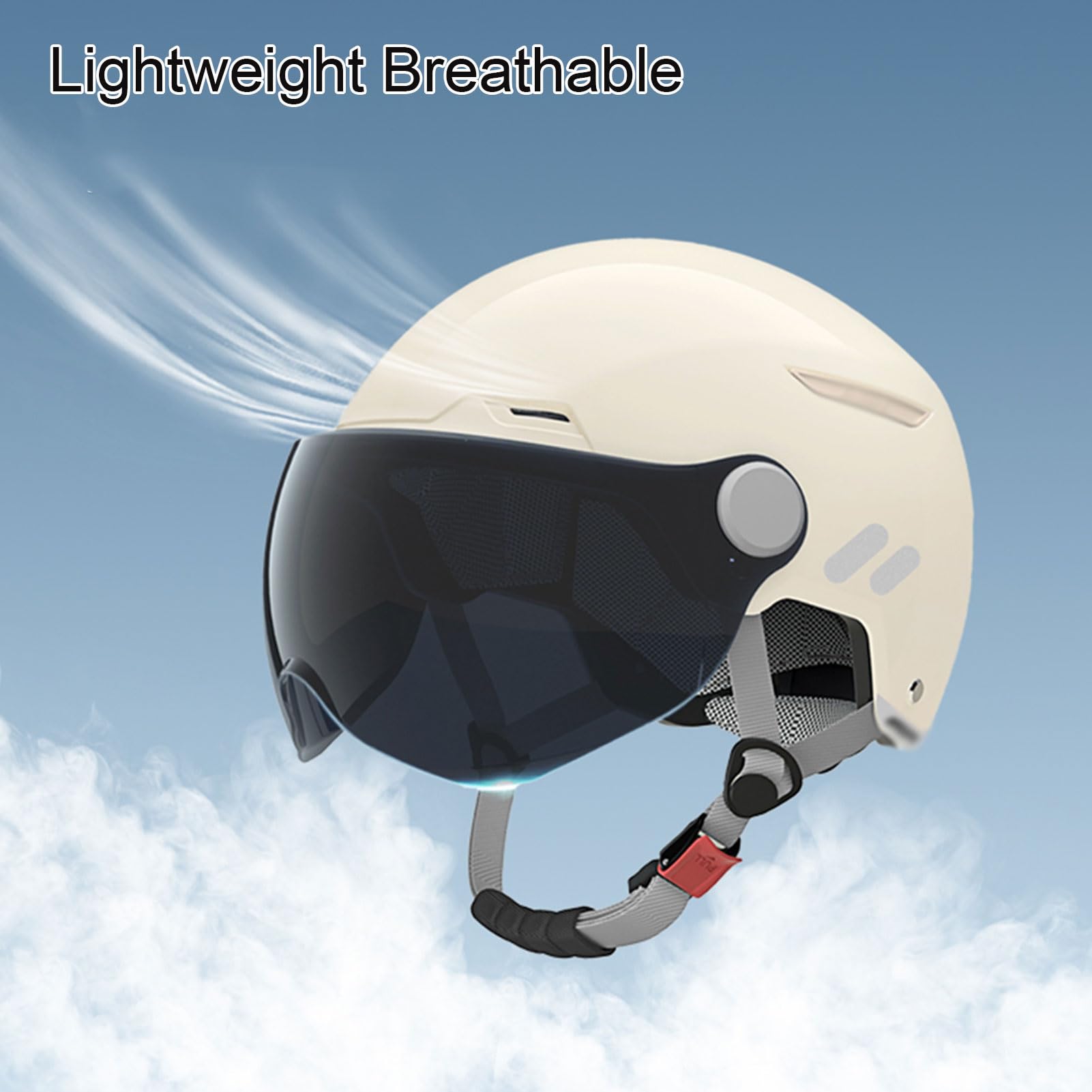 Kask motocyklowy z daszkiem w stylu retro z otwartą twarzą, kask motocyklowy z półskorupą, zatwierdzony przez DOT/ECE, zabytkowy kask do skutera Jet do Cruiser Touring ATV,54-64cm,Z3