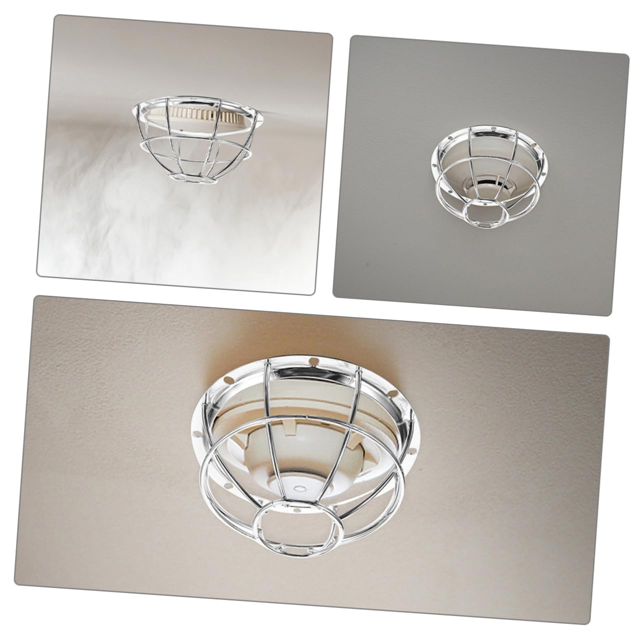 Cubierta Protectora del Cabezal del Rociador y Detector, 4 Piezas | Rejilla de Protección, Uso Industrial y Exterior, Instalación Sencilla, Diseño Versátil, Alta Eficiencia