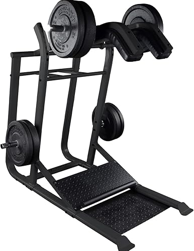 Body-Solid (SLS500B) Pro Clubline - Máquina de sentadillas y sentadillas hackeo, perfecta para prensa de piernas, sentadillas con cinturón y