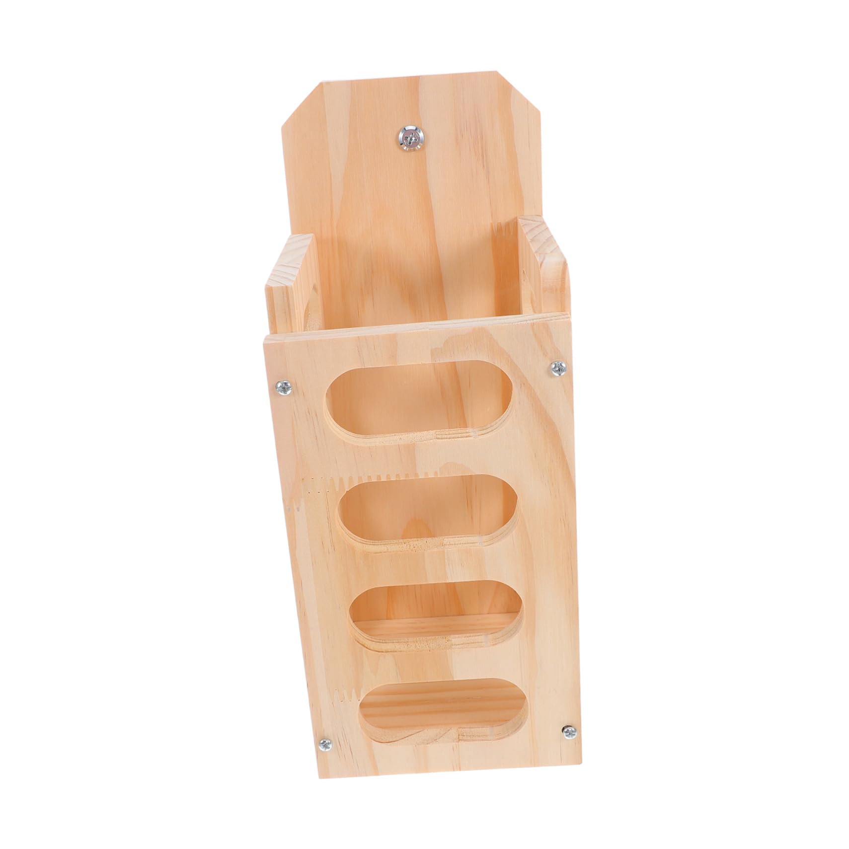 Râtelier à Foin Bois pour Petits Animaux avec Design Ouvert Anti-gaspillage Installation Facile Adapté Aux Lapins et Cochons Distributeur de Foin pour Cage Intérieure