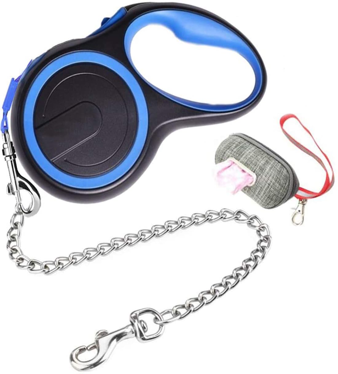 Ausziehbare Hundeleine 5m Für Kleine Hunde & Katzen Bis 12kg - Ergonomischer Griff