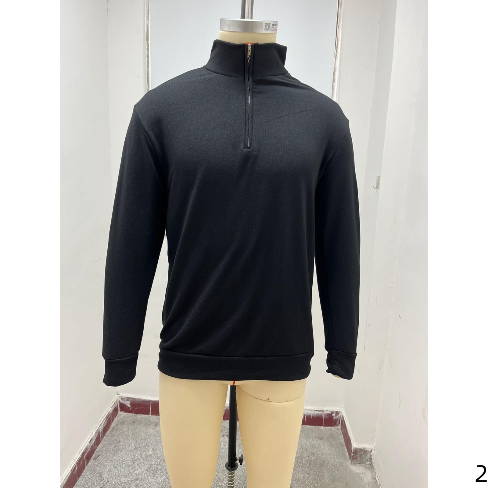 Jersey Hombre Invierno Top Casual De Moda para con Cremallera Manga Larga Otoño