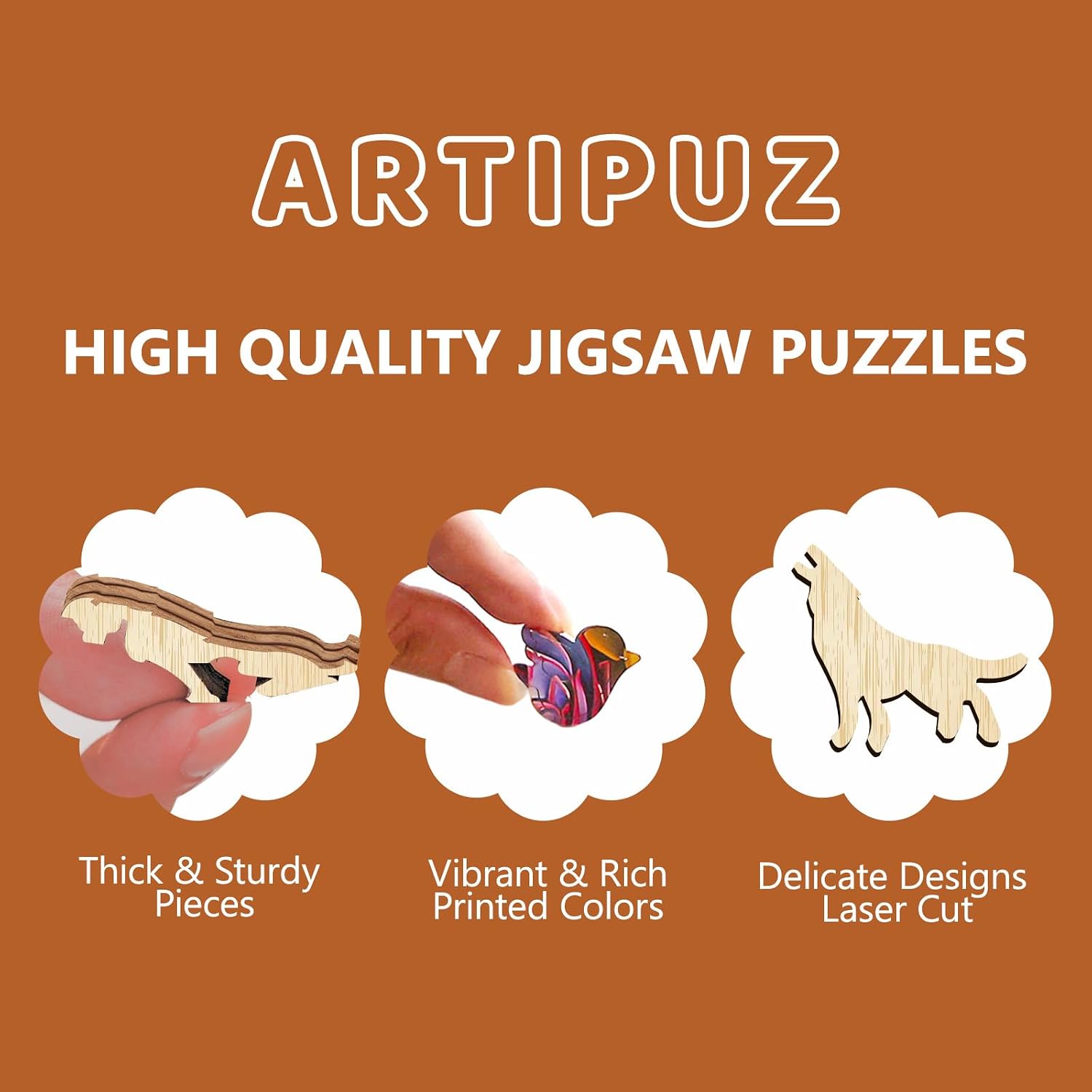 Wooden Puzzles for Adults - Magic Bookshelf Wooden Puzzle, Unique Shape Wooden Jigsaw Puzzle for Adults, Wood Puzzles Adult, Gifts for Friends and Family, Wall Art Home Decor (300pcs 13.4 * 13.3in L)