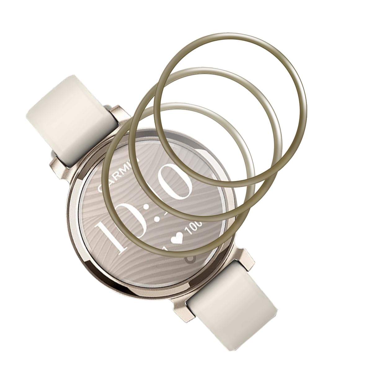 Beschermfolie voor Garmin Lily 2 Active, 4 stuks, zachte TPU, HD