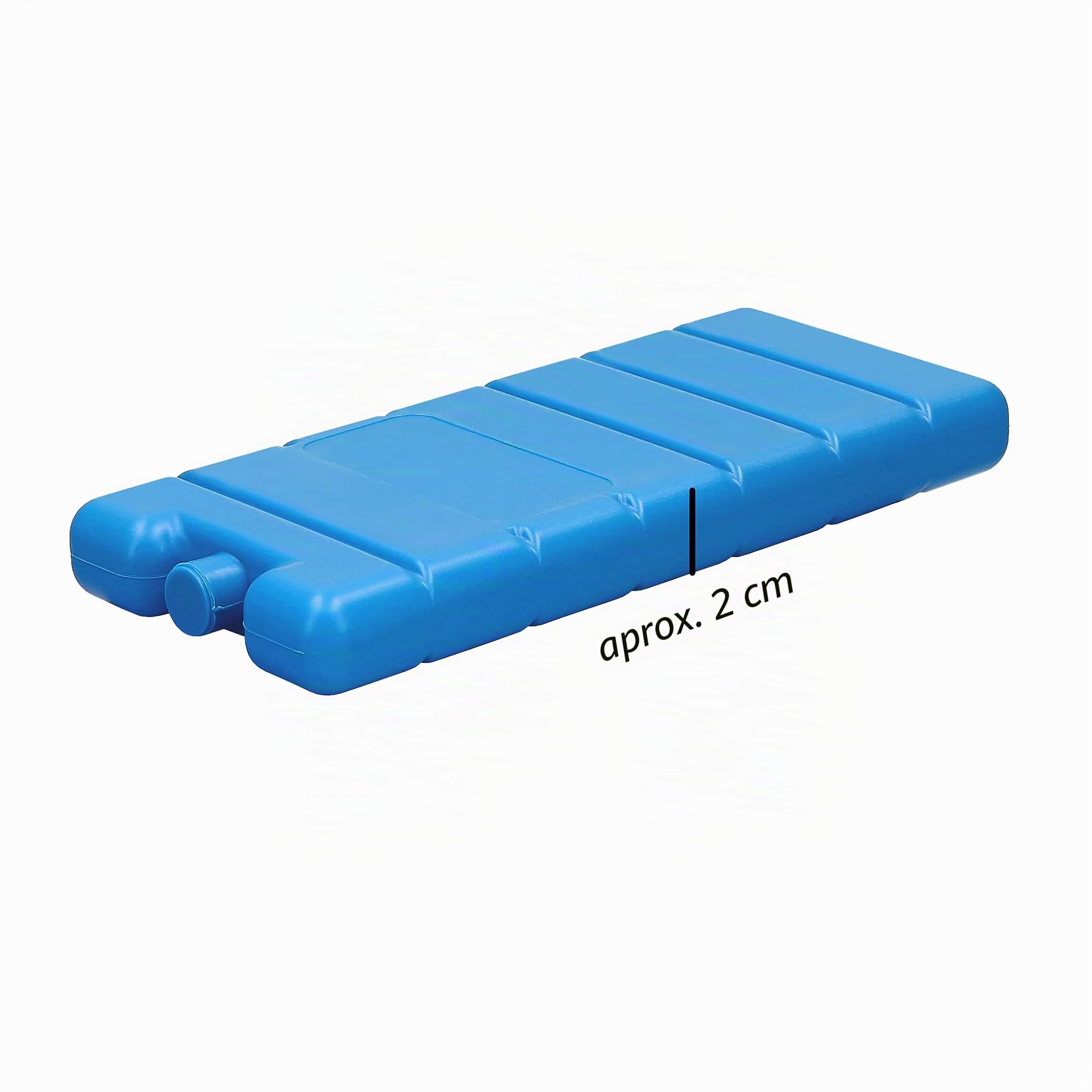 VonBueren 4 x acumuladores de Frio | 12h | 200 g | 7,5 x 16,5 x 2 cm | también para Hielo Nevera portatil