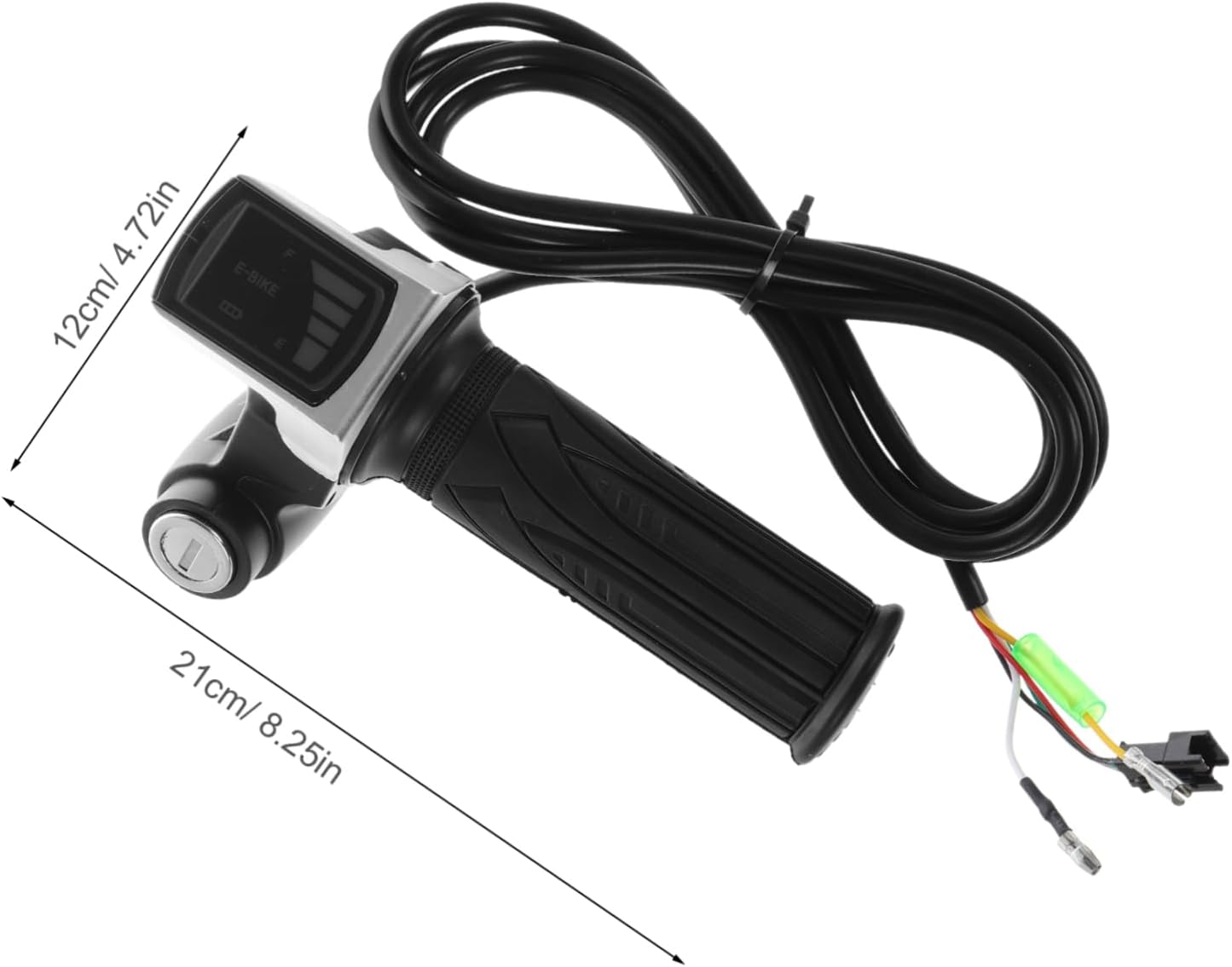VOSAREA 36v Full Twist Throttle Speed Controller for Electric Bikes Handlebar Lock and Lcd Display