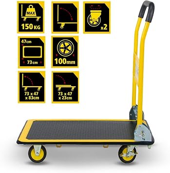 Stanley PC537 150 Kilogram Profesyonel Paket Taşıma Arabası