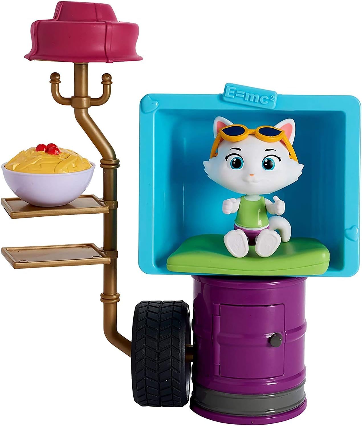 Bandai Namco 44 Cats Playset with 3" Figure, Milady