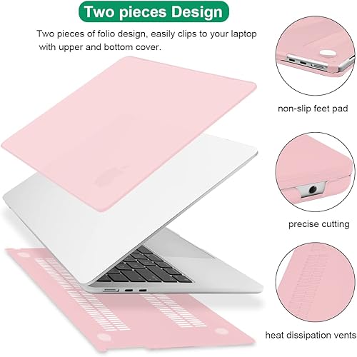Miniatura 4 de Compatible con MacBook Air de 15 pulgadas, versión 2023, chip A2941 M2, pantalla de retina líquida y Touch ID, funda rígida de plástico para