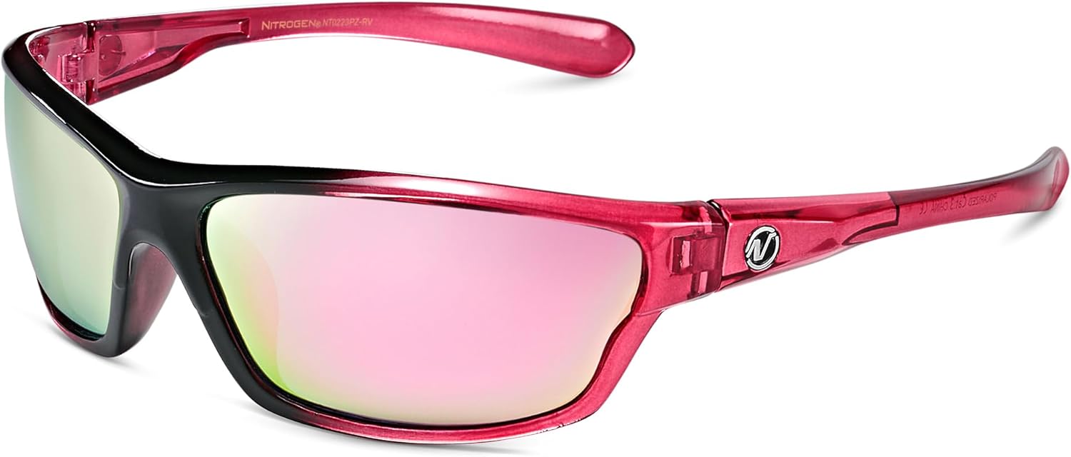 Nitrogen Polarized Wrap Around Sport Sunglasses for Men Women UV400 Driving Fishing Running Sun Glasses