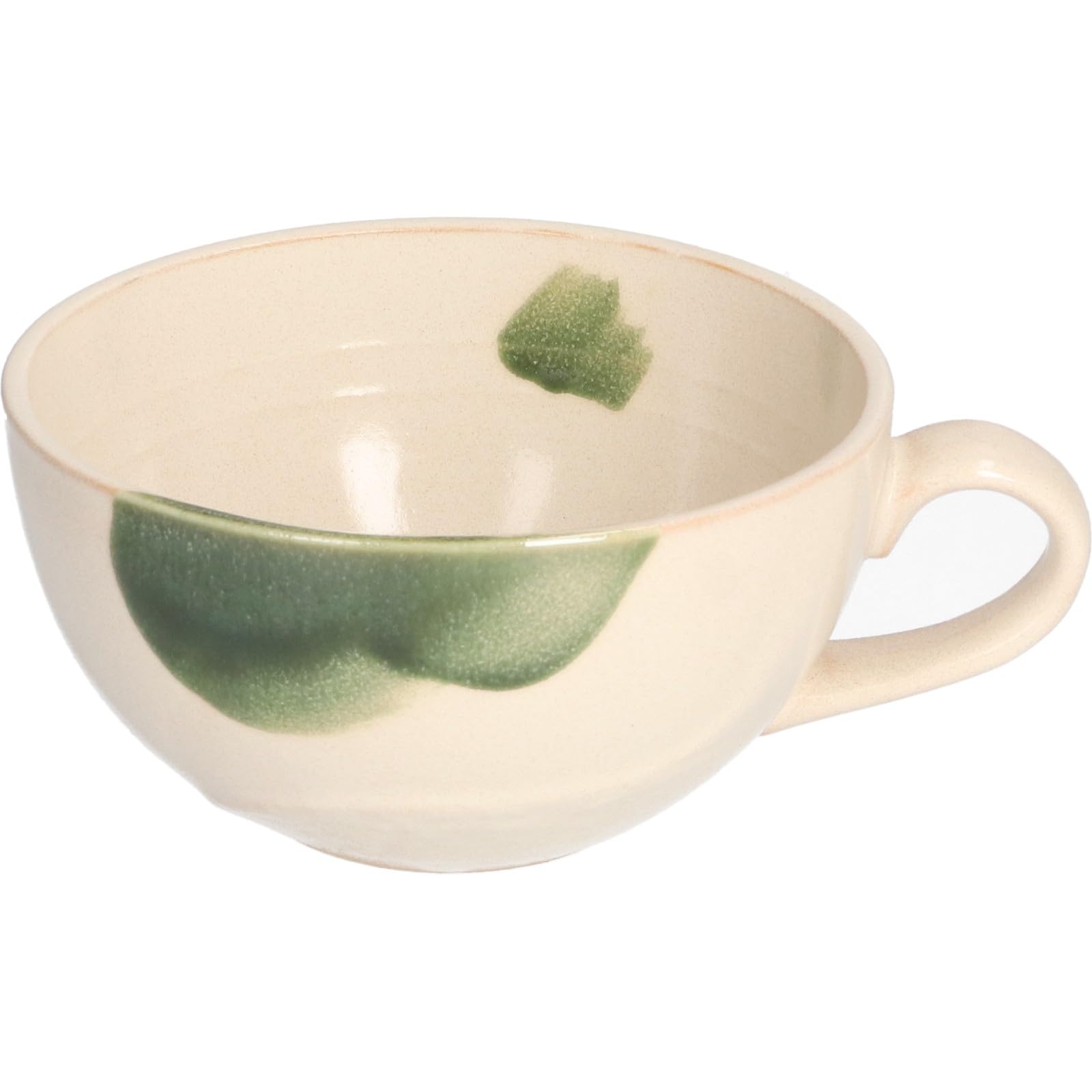 Mino Ware Soup Cup, Mug, Bowl, Approx. 11.5 fl oz (340 ml), Dishwasher Safe, Microwave Safe, Oribe Glaze, Made in Japan, 133-61711 : Home & Kitchen