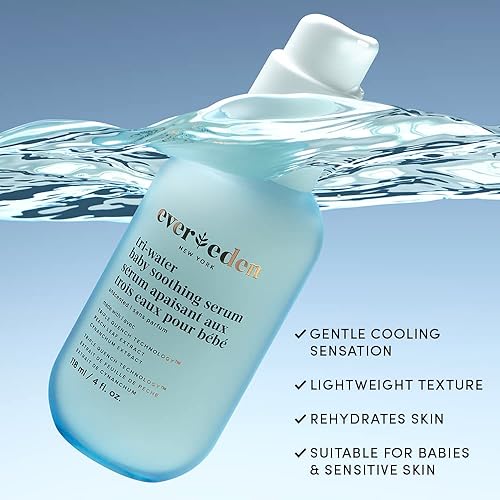 Miniatura 3 de Evereden Tri Water Baby Serum, 4 fl oz.  Cuidado del bebé limpio y limpio  No tóxico y sin fragancia  Ingredientes limpios