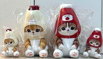 モフサンド　mofusand　ぬいぐるみ大量　まとめ売り調味料にゃんマヨネーズ SNSで大人気♪『mofusand』より調味料にゃんが登場