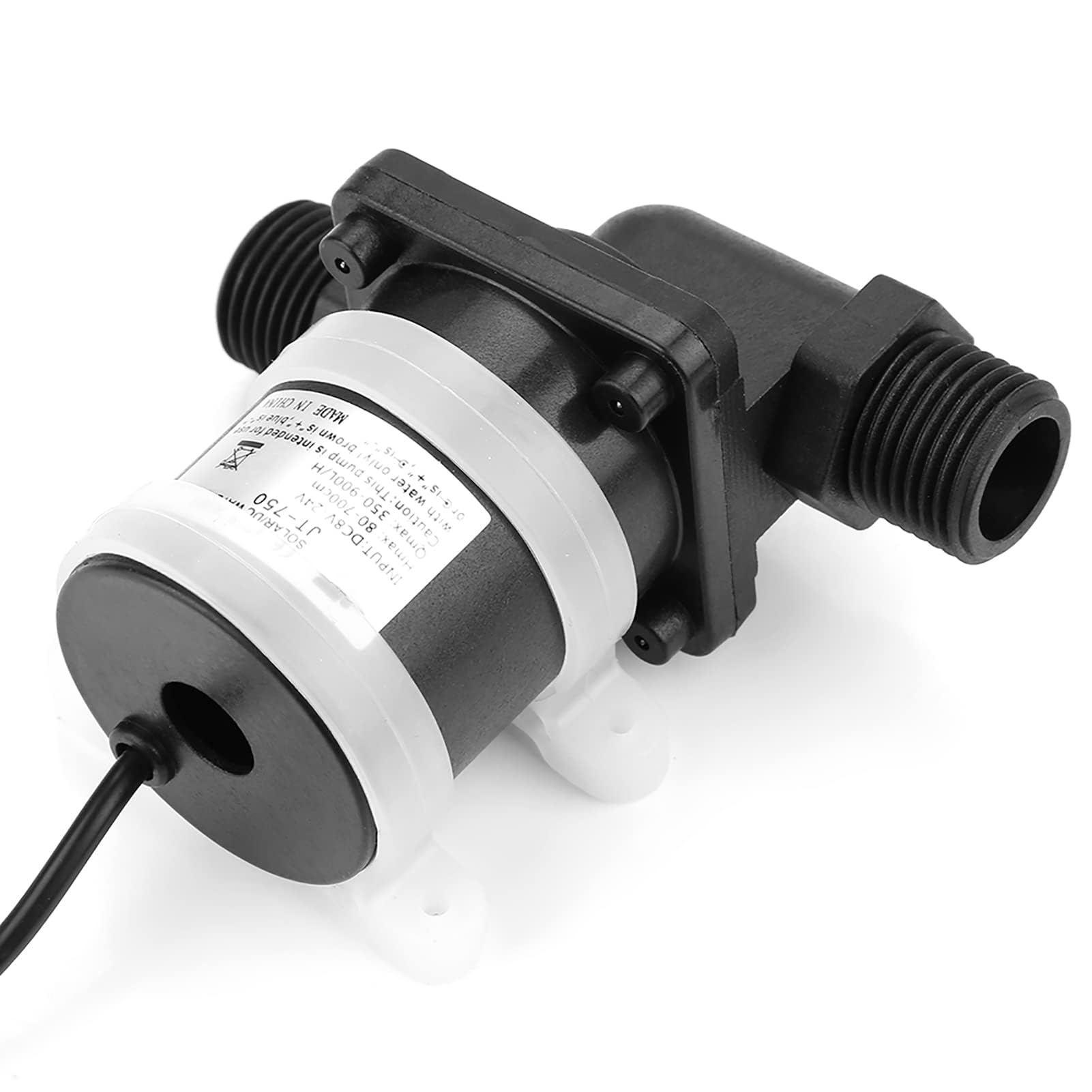 24V DC Bomba de agua sumergible para bomba de agua sin escobillas, para calentador de agua solar, estanque de peces pequeños