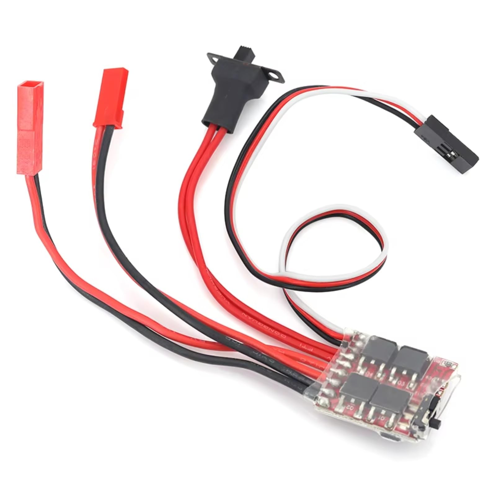 para Mini 20A 4,8 V-8, V Cepillado ESC Controlador Velocidad Eléctrico Motor Electrónico RC Modelo Coche Accesorio Modificado Reemplazo Crawlers RC Cepillado Esc