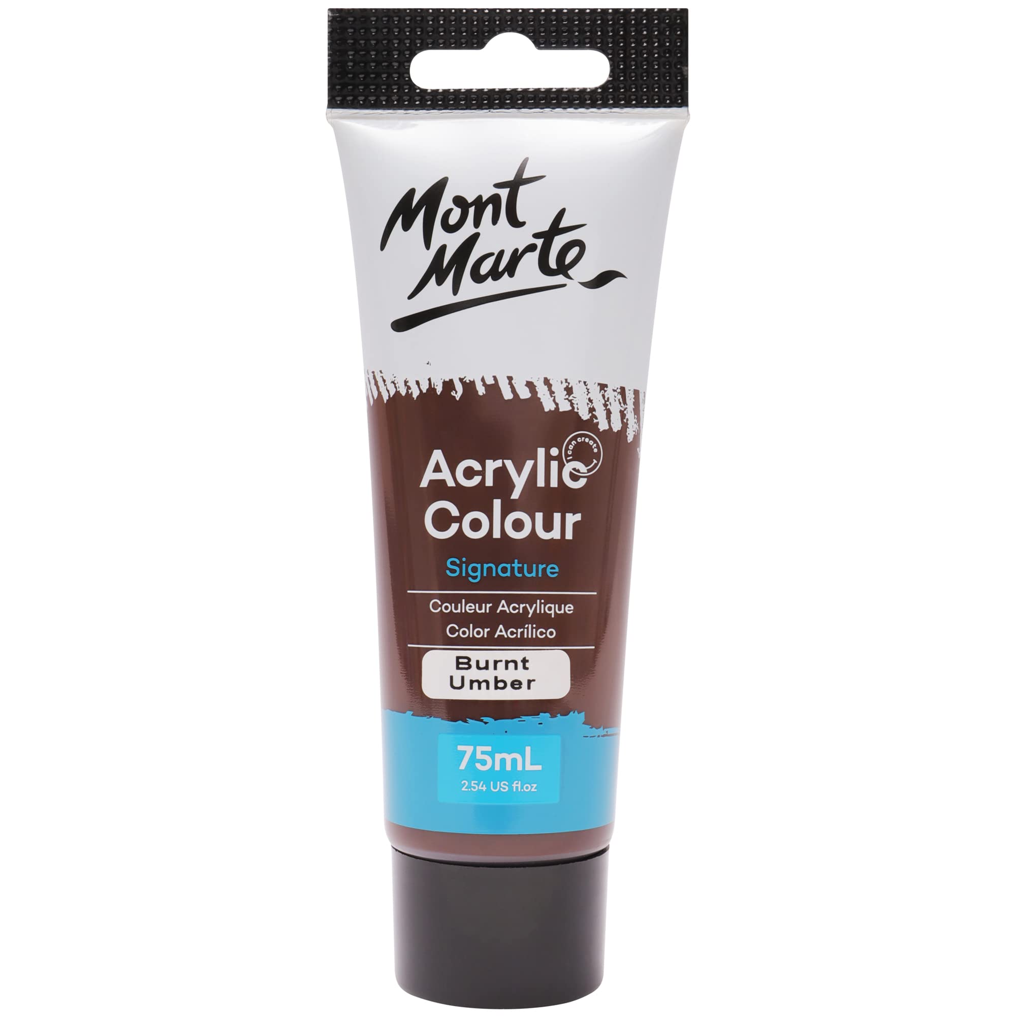 Mont Marte Acrylic Paint Studio 75ml - Burnt Umber-image-7