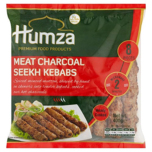 Humza Meat Charcoal Seekh Kebabs 400g (Frozen)