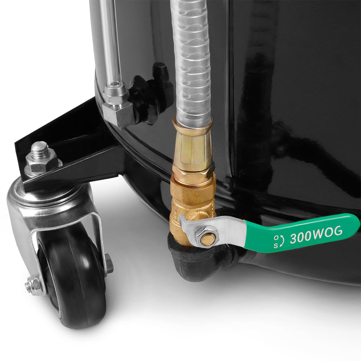 STAHLWERK Réservoir de collecteur d'huile avec une capacité de 70 l (OD-70 ST) – Collecteur d'huile mobile pour la récupération d'huile usagée lors du changement d'huile, dispositif d'aspiration