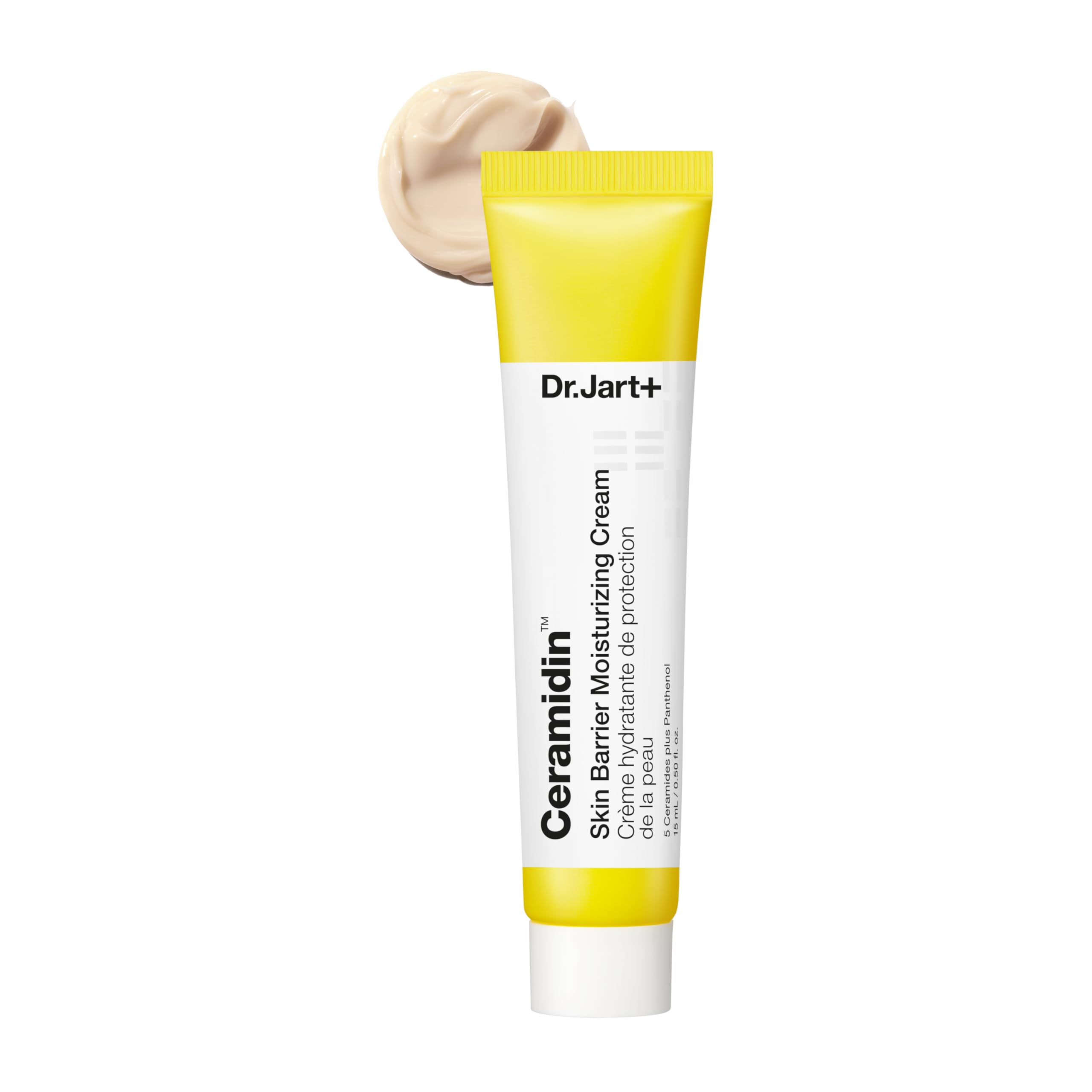 Dr.Jart+ Ceramidin Skin Barrier moisturiser Face Cream For Dry Skin with Ceramides and Panthenol | Korean Skin Care, 15 ml